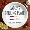 Personalized Ceramic Plate – Gifts For Dad, Grandpa – Cooking Up Good Times