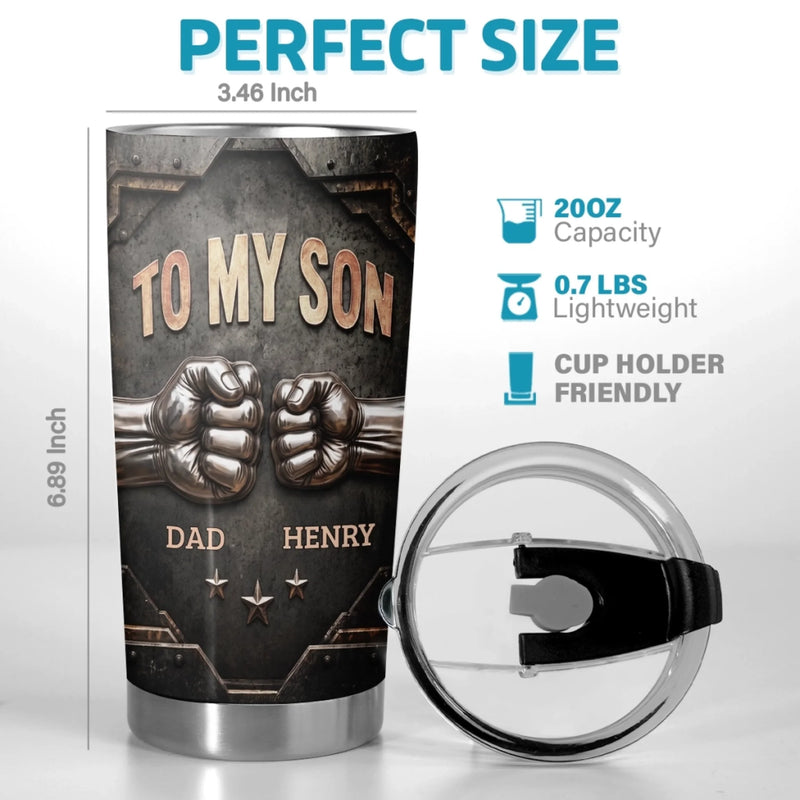 Personalized Tumbler – Gifts For Son – Never Forget How Proud I Am