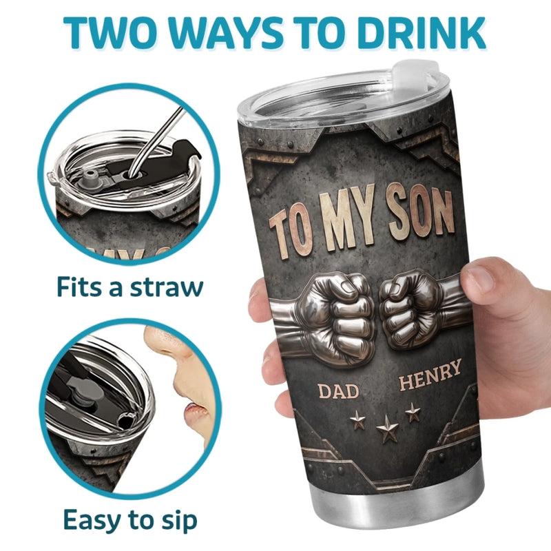 Personalized Tumbler – Gifts For Son – Never Forget How Proud I Am