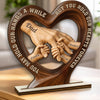 Personalized 2-Layered Wooden Plaque – Gifts For Dad, Grandpa – Dad’s Strength Inspires Us Daily