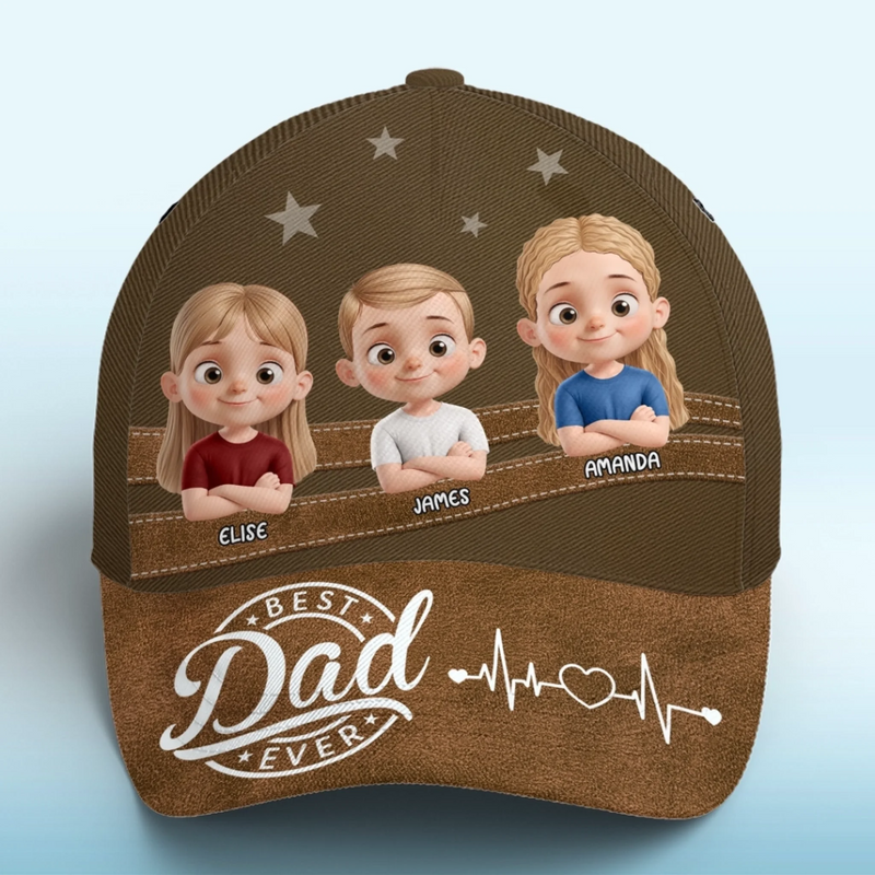Personalized Classic Cap – Gift For Dad, Grandpa – Cool Dad Cool Vibes