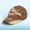 Personalized Classic Cap – Gift For Dad, Grandpa – Love Runs In This Cap