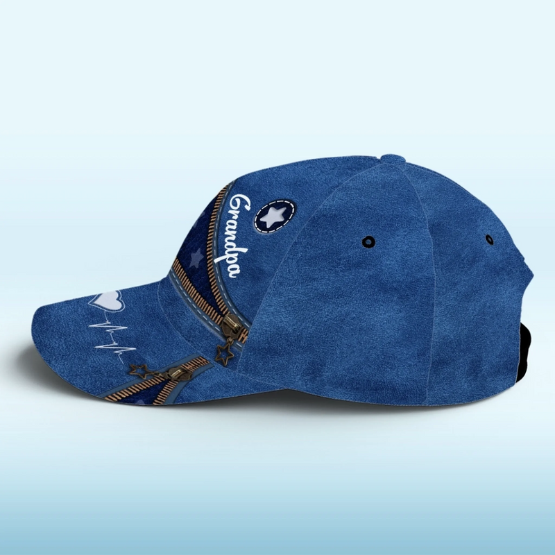 Personalized Classic Cap – Gift For Dad, Grandpa – Grandpa And His Stars
