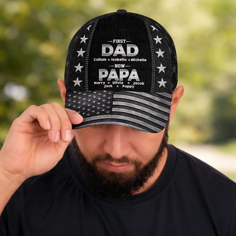 Personalized Classic Cap – Gift For Dad, Grandpa – A Legacy Of Growing Love