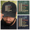 Personalized Vintage Washed Cap – Birthday Gifts For Dad, Grandpa –  Proud To Be Your Kid