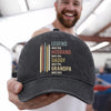 Personalized Vintage Washed Cap – Birthday Gifts For Dad, Grandpa –  Proud To Be Your Kid