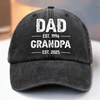 Personalized Vintage Washed Cap – Birthday Gifts For Dad, Grandpa – You Make Us Feel Brave