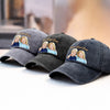 Personalized Photo Washed Cap – Birthday Gifts For Dad, Grandpa – The Best Memories Start With Dad