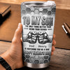 Personalized Tumbler – Father's Day Gifts For Son – Never Forget How Loved You Are