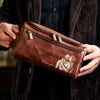 Personalized Photo Leather Toiletry Bag – Gifts For Dad, Grandpa – Dad Makes Every Day Better
