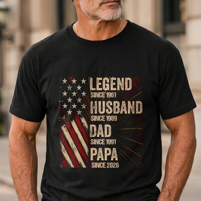 Personalized T-shirt, Hoodie – Gifts For Dad, Grandpa – Built By Family Love