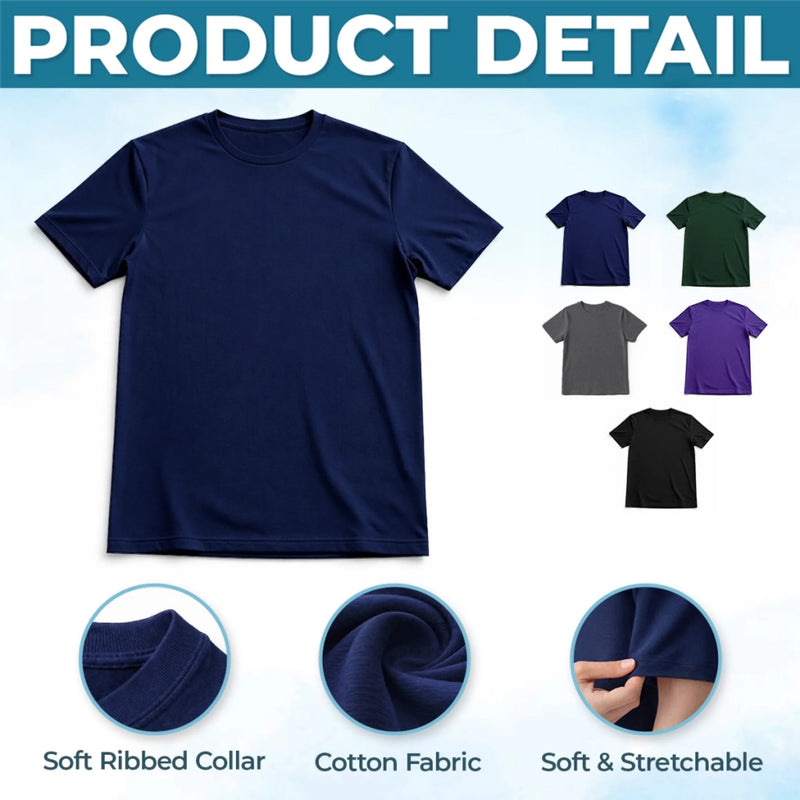 Personalized Back Printed T-Shirt – Birthday Gifts For Dad, Grandpa – Just A Dad