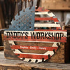 Personalized Metal Sign – Gifts For Dad, Grandpa – The Ultimate Handyman's Corner