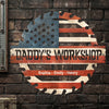 Personalized Metal Sign – Gifts For Dad, Grandpa – The Ultimate Handyman's Corner