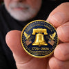 Personalized America 250th Anniversary Commemorative Keepsake Coin – Gifts For Family – Freedom Sounds Strong