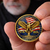 Personalized America 250th Anniversary Commemorative Keepsake Coin – Gifts For Family – One Nation Strong And Free