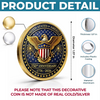 Personalized America 250th Anniversary Commemorative Keepsake Coin – Gifts For Family – Celebrating Liberty Together
