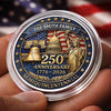 Personalized America 250th Anniversary Commemorative Keepsake Coin – Gifts For Family – Liberty Runs In Our Blood