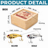 Personalized Fishing Lure – Fishing Gifts For Fisherman, Dad, Grandpa – Fish More Worry Less