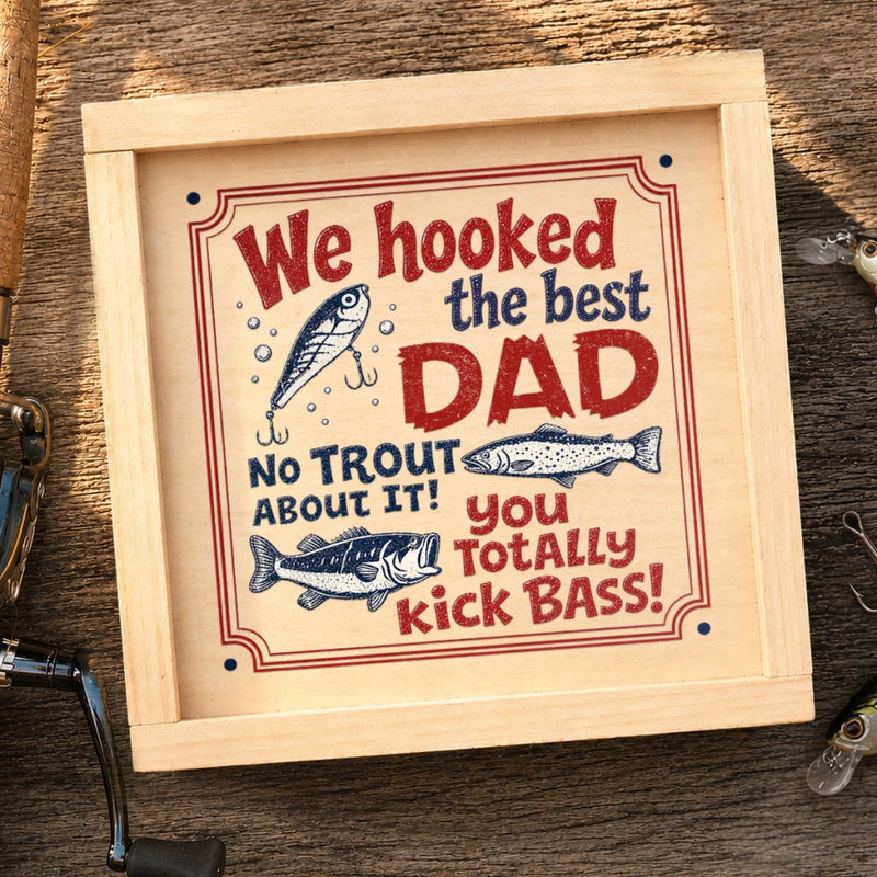 Personalized Fishing Lure – Fishing Gifts For Fisherman, Dad, Grandpa – Fishing Solves Most Problems