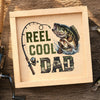 Personalized Fishing Lure – Fishing Gifts For Fisherman, Dad, Grandpa – Born To Fish Forced To Work