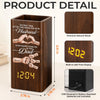 Personalized Pen Holder With Clock – Gifts For Husband – Forever Thankful For Your Love