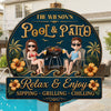 Personalized Wood Sign – Summer Gifts for Couple – Welcome To Our Backyard Bar