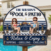 Personalized Wood Sign – Summer Gifts for Couple – Our Favorite Coastal Escape