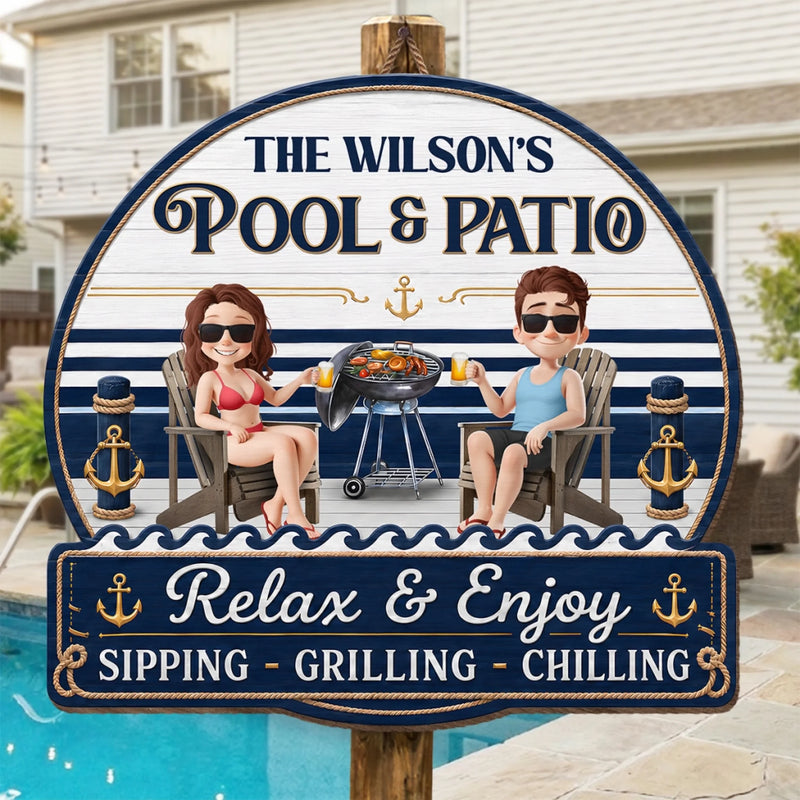 Personalized Wood Sign – Summer Gifts for Couple – Our Favorite Coastal Escape