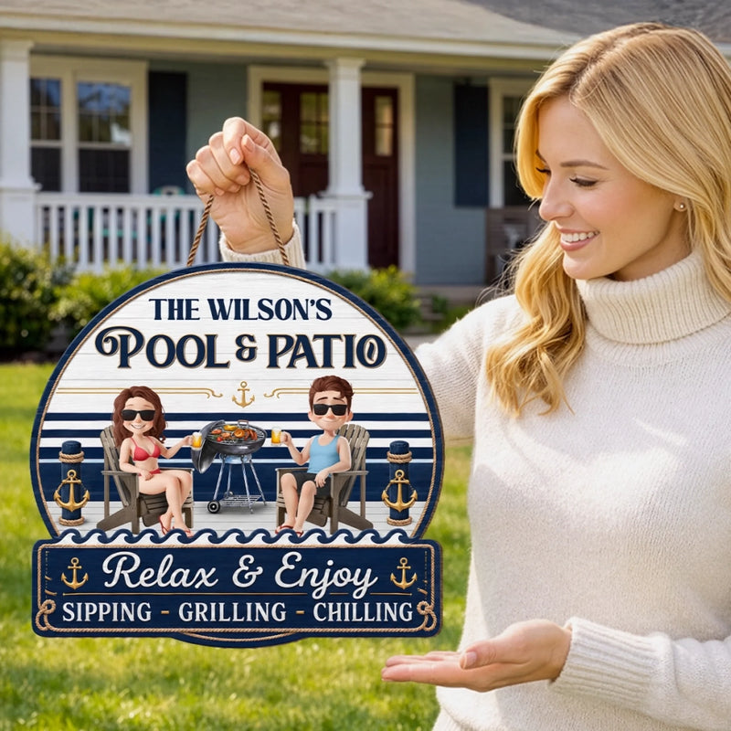 Personalized Wood Sign – Summer Gifts for Couple – Our Favorite Coastal Escape