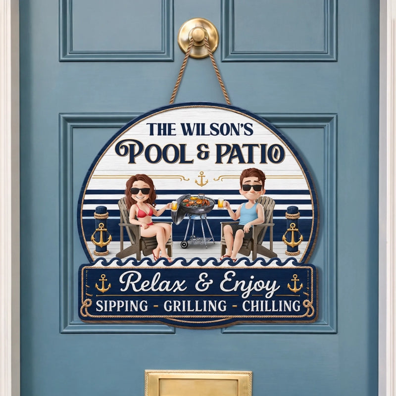 Personalized Wood Sign – Summer Gifts for Couple – Our Favorite Coastal Escape