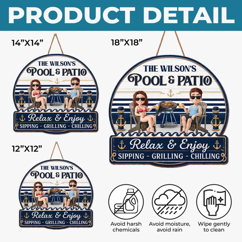 Personalized Wood Sign – Summer Gifts for Couple – Our Favorite Coastal Escape