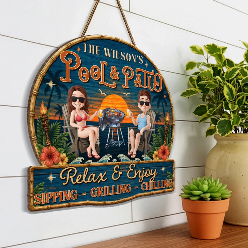 Personalized Wood Sign – Summer Gifts for Couple – Chasing Golden Hours Together