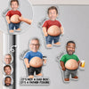 Personalized Photo Acrylic Fridge Magnet – Funny Gifts For Dad, Grandpa – Dad Jokes Loading Please Wait