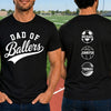 Personalized Unisex T-shirt – Gifts For Dad, Grandpa – More Balls More Fun