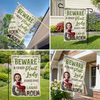 Personalized Flag – Gifts For Gardeners – Greeting You With Fresh Blooms