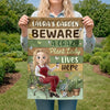Personalized Flag – Gifts For Gardeners – Welcome To Her Happy Corner