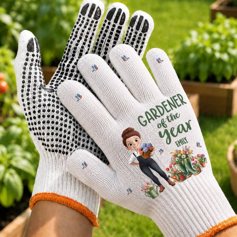 Personalized Gardening Gloves – Gifts For Gardeners – Gardener Of The Year