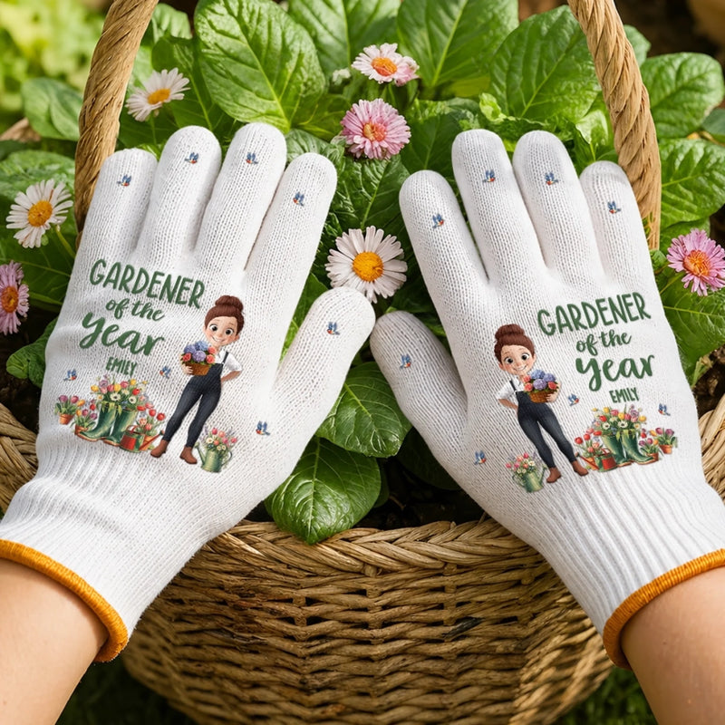 Personalized Gardening Gloves – Gifts For Gardeners – Gardener Of The Year