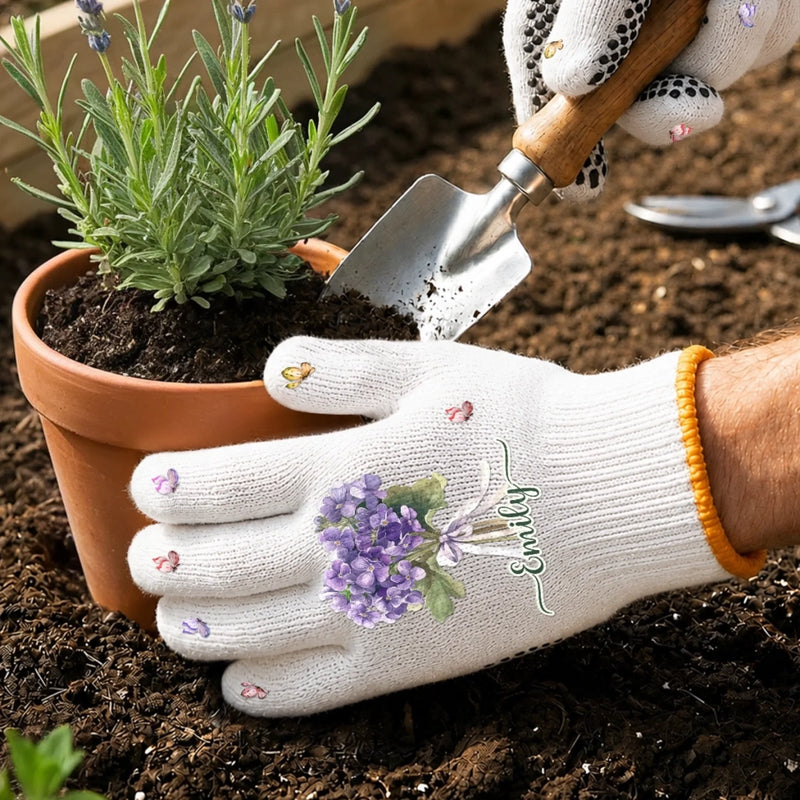 Personalized Gardening Gloves – Gifts For Gardeners – Gathering Sweet Summer Moments