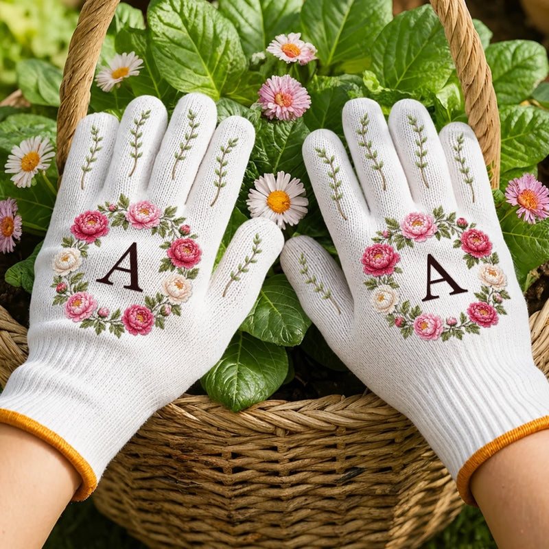 Personalized Gardening Gloves – Gifts For Gardeners – Good Vibes, Greener Days