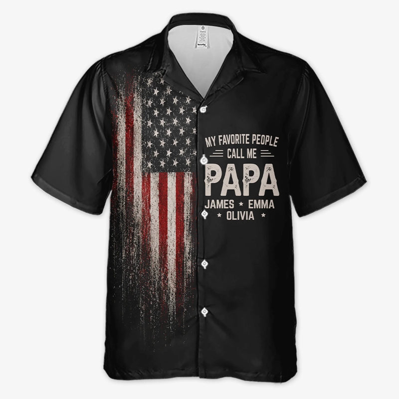Personalized Unisex Hawaiian Shirt – Gifts For Dad, Grandpa – Proud Dad Strong Legacy
