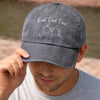 Personalized Photo Washed Cap – Gifts For Dad, Grandpa – Dad Is My Everyday Hero