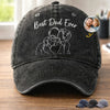 Personalized Photo Washed Cap – Gifts For Dad, Grandpa – Dad Is My Everyday Hero
