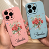 Personalized Leather Phone Case – Birthday Gifts For Women, Besties, Sisters, BFF – A Bouquet Just For You