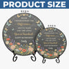 Personalized Round Shaped Stone With Stand – Retirement Gifts For Women, Men – The Best Is Yet To Come
