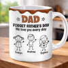 Personalized 3D Inflated Effect Printed Mug – Father's Day Gifts For Dad, Grandpa – Powered By Dad Energy