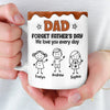Personalized 3D Inflated Effect Printed Mug – Father's Day Gifts For Dad, Grandpa – Powered By Dad Energy