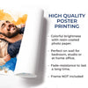 Personalized Photo Vertical Poster – Birthday Gifts For Dad, Grandpa – Dad Makes The World Brighter