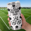Personalized Tumbler – Gifts For Dad, Grandpa, Soccer Lovers, Sports Fans, Sports Lovers – Fueled By Coffee And Soccer